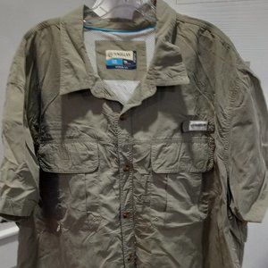 Magellen Men Fishing Button Up Shirt Size 4XL Button Up